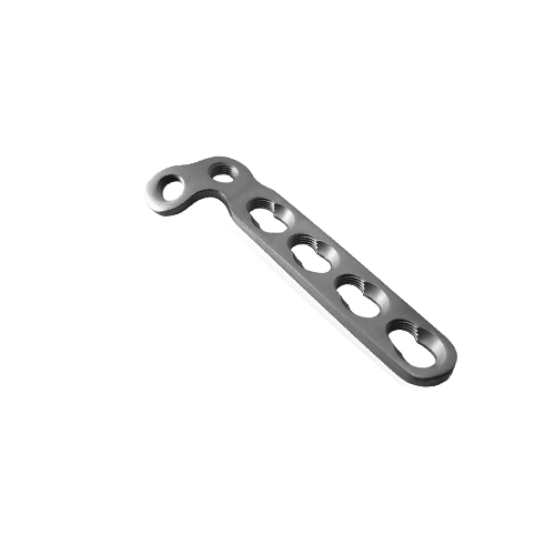 2.7mm Locking L-Plate, Oblique - Right, Titanium