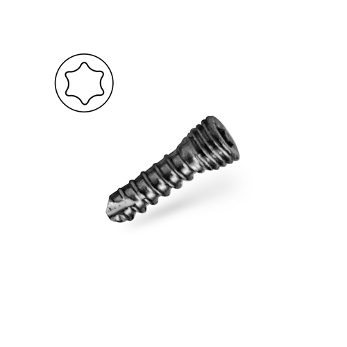 1.5mm Locking Screws Star Head Self Tapping - Titanium