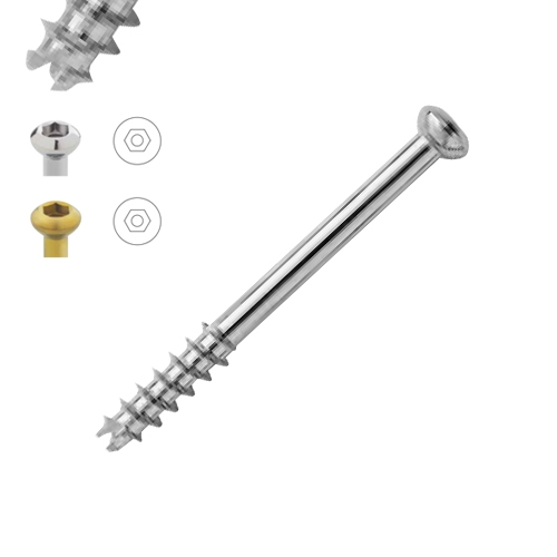 4.0mm Cancellous Cannulated Screw Short Thread, Self Drilling