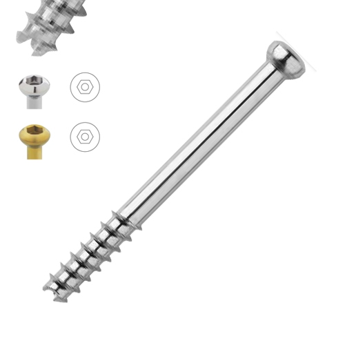 6.5mm Cancellous Cannulated Screw 16mm Thread, Self Drilling